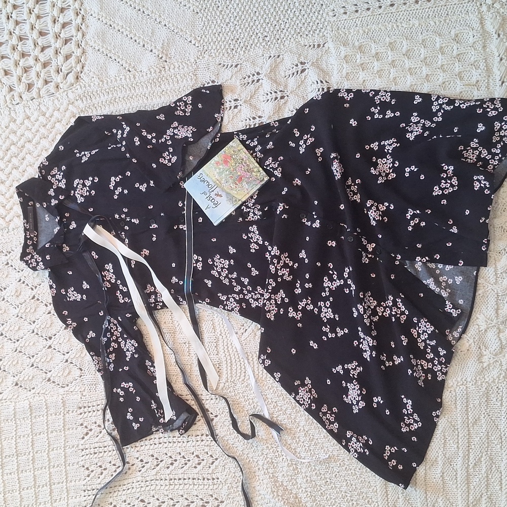 Suzy Shier Floral Shirt Dress